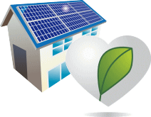 太陽光発電システム　エコイメージ